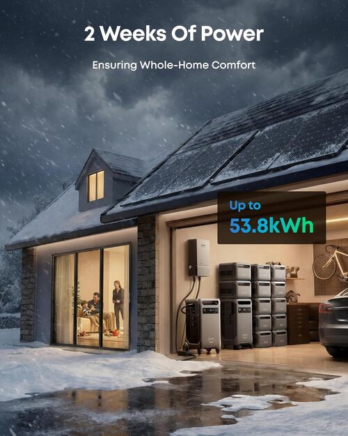 Anker SOLIX F3800 Plus expandable home backup battery system with up to 53.8kWh capacity