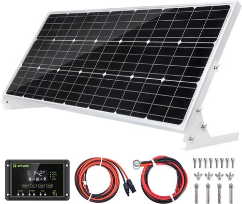Topsolar 100W Solar Panel Kit Review: The 12V Battery Maintenance Kit for RV, Boat, and Cabin Owners