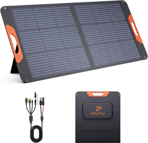 ZOUPW 100W Solar Panel Review: Five Connectors, Zero Adapter Hassle