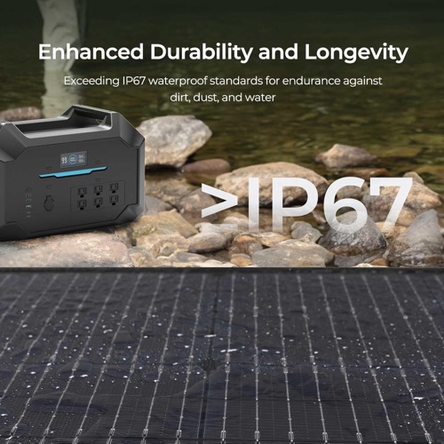 Renogy 400W Portable Solar Panel Suitcase deployed on its stand angled toward the sun