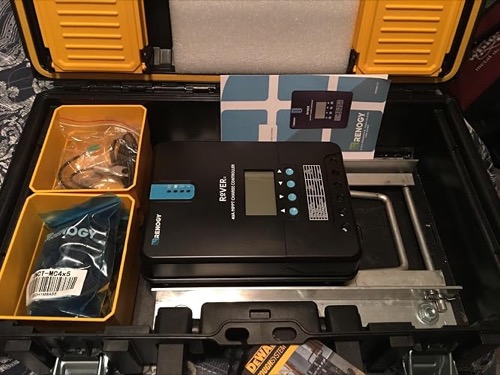 Customer-submitted photo of Renogy Rover 40A from an Amazon review