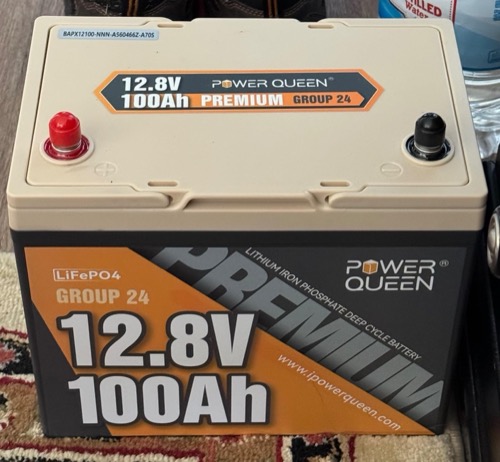 Power Queen 12V 100Ah Group 24 Classic customer battery