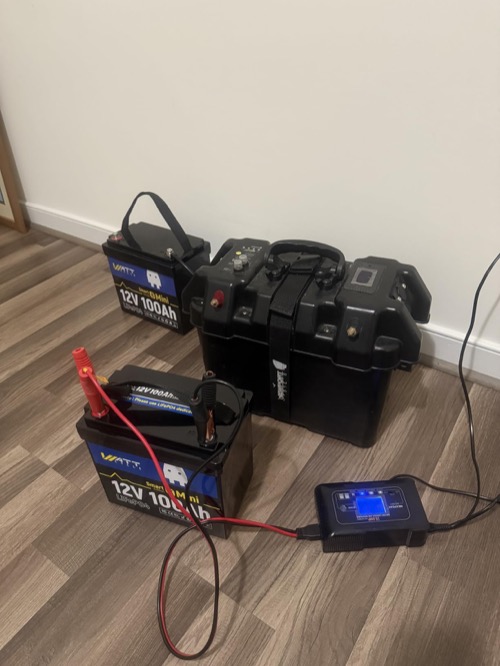 WattCycle Mini Bluetooth battery in a customer installation