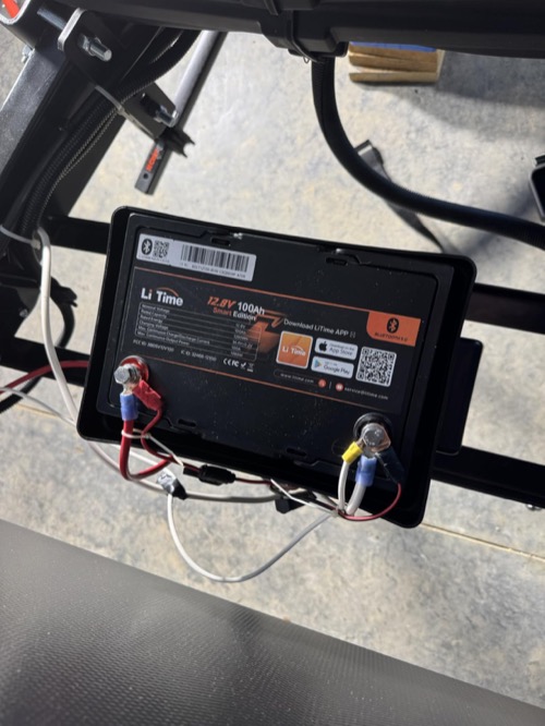 LiTime self-heating Group 24 battery in a customer installation