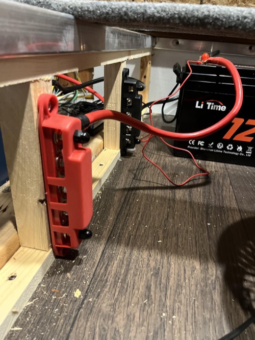 Customer photo of a LiTime 200Ah heated battery installation