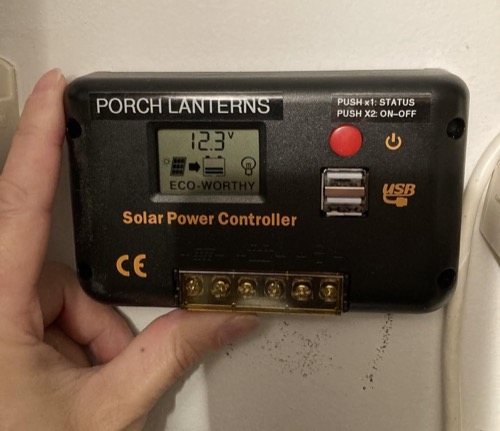 Customer-submitted photo of ECO-WORTHY 30A PWM Bluetooth from an Amazon review