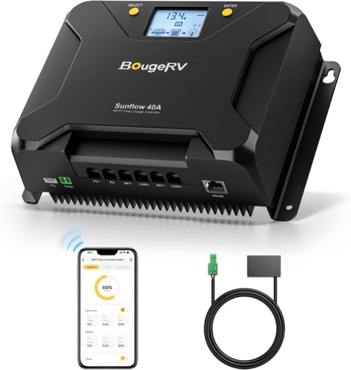 BougeRV Sunflow 40A MPPT Review: Capable Hardware, Uneven Controls