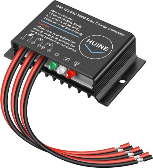 HUINE 20A IP68 Review: Sealed PWM for Lead-Acid Maintenance