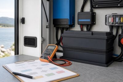 Safe diagnostic setup for a LiFePO4 battery that is not charging