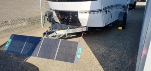 Customer-submitted photo of Renogy Voyager 20A from an Amazon review
