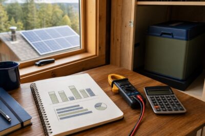 Planning the size of an off-grid solar battery bank