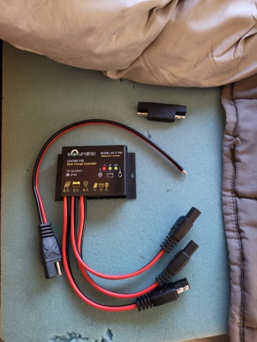 Customer-submitted photo of SOLPERK 10A Waterproof PWM from an Amazon review