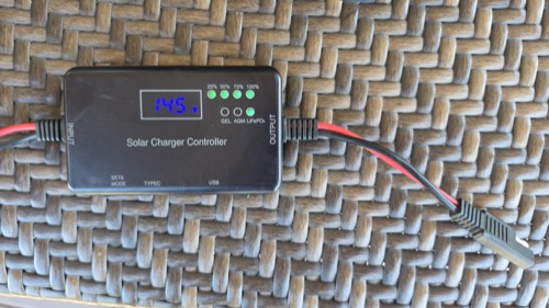 Customer-submitted photo of SUNAPEX 20A PWM from an Amazon review