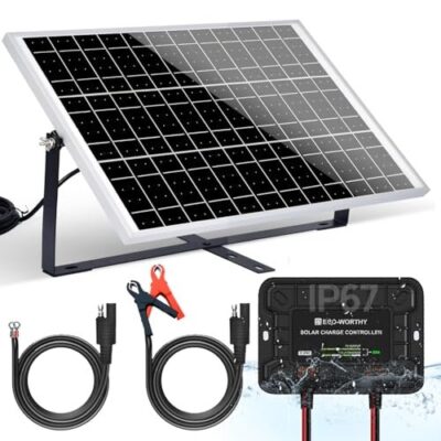 ECO-WORTHY 25W kit review: the whole panel needs a good position